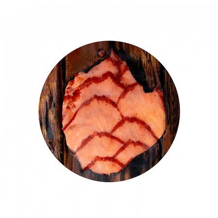 Somon afumat norvegian cu pudra de sequoia, taiat, afumat la rece, Fiedler, congelat, 500 g [1]