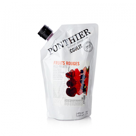Piureuri - Sos - mix de fructe rosii, Coulis, cu zahar, 1 kg