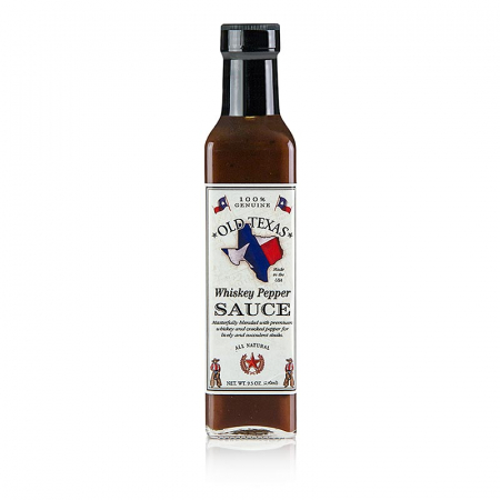 Bacanie - Sos pentru friptura cu ardei si whisky, Old Texas. 250 ml