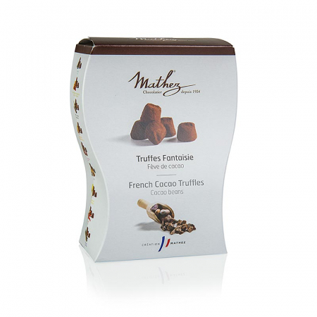 Praline - Specialitate de praline cu trufe, cu bucatele de boabe de cacao, Mathez, 250 g