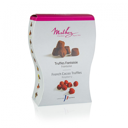 Praline - Specialitate de praline cu trufe, cu zmeura, Mathez, 250 g
