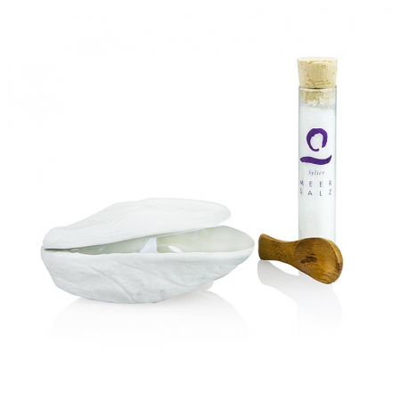 Stridie de sare Papes - alb, recipient de sare de mare + lingura + 25g sare, Rosenthal, 3 buc. [0]