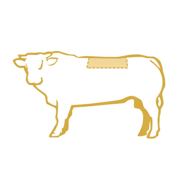 Tomahawk vita cu os, aproximativ 1 kg [1]