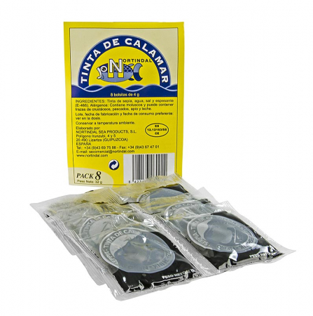 Conserve - Cerneala calamar, lichid, in plicuri, 32 g, 8 x 4 g