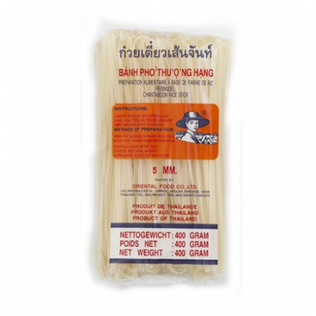 Bucatarie asiatica, sushi - Taitei din orez, 5mm, Farmer Brand, 400g