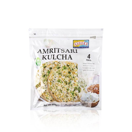 Bucataria indiana - Amritsari Kulcha, paine umpluta indiana, congelata, 320 g