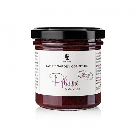 Miere, chutney si dulceata - Gem de prune și aroma de violete, 180 g