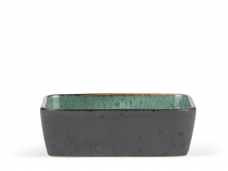 Ustensile de Bucatarie - Tava cuptor Bitz Negru Verde Inchis 19 x 14 x 6 cm