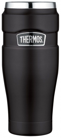 Ustensile de Bucatarie - Termos Travel Mug King Black Matte 470 ml