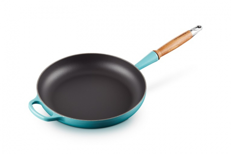Tigaia Le Creuset Signature Caraibe Albastru  28 cm / 2,6 Litri [2]