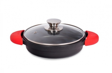 Ustensile de Bucatarie - Tigaie cu capac Valira Aire Black ⌀ 20 cm