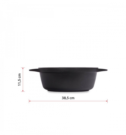 Tigaie inalta Valira cu capac Aire Black ⌀ 28 cm [3]