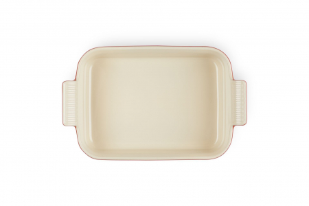Tradition caserola dreptunghiulara, Le Creuset, 26 cm rosu cires [3]