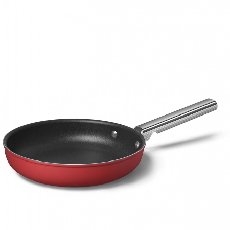 Ustensile de Bucatarie - Tigaie SMEG Rosie Mat  24 cm