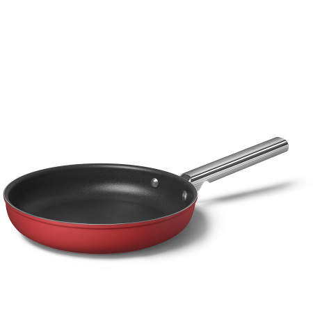 Ustensile de Bucatarie - Tigaie SMEG Rosie Mat Ø 26 cm
