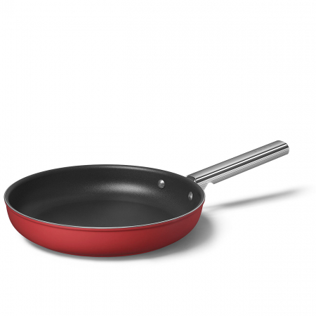 Ustensile de Bucatarie - Tigaie SMEG Rosie Mat  28 cm