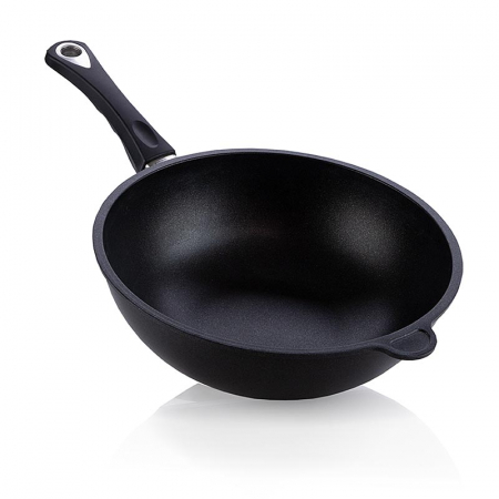 Tigai - Tigaie wok, inductie, ø 28cm, h 11cm, AMT Gastroguss