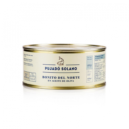 Conserve - Ton alb Bonito del Norte in ulei de masline, Pujado Solano, 1 kg