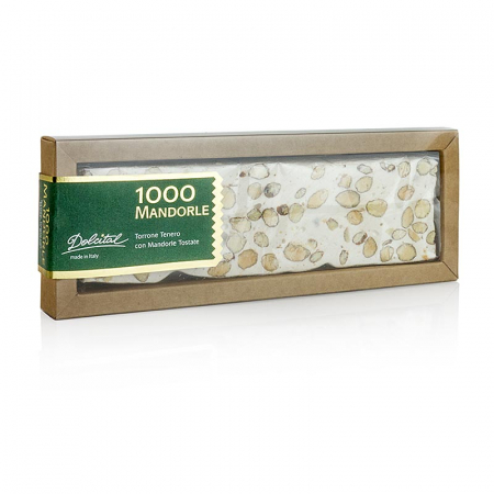 Bacanie - Torrone italian - 1000, migdale, baton moale, 180 g