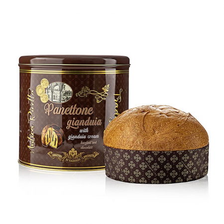 Piureuri - Panettone de tort de Craciun - Gianduia (alune si ciocolata), Lazzaroni, 750 g