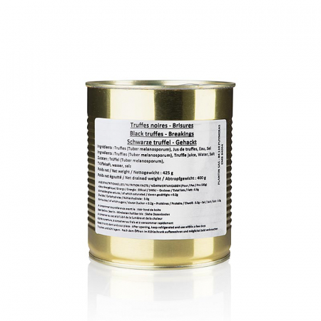 Trufe si specialitati din trufe - Trufa nobila de iarna Brisuri, Plantin, tocata marunt, 460 g