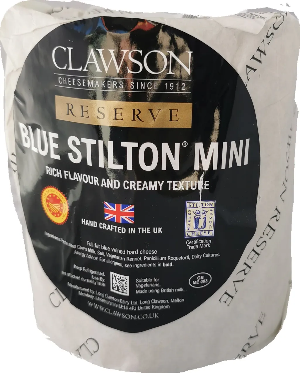 Branzeturi - Branza Blue Stilton, Clawson, 2,3 kg