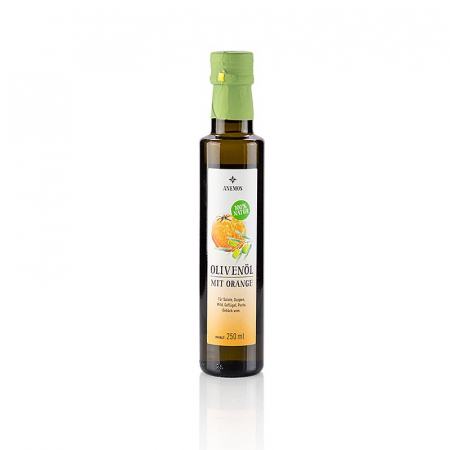 Ulei de masline cu arome - Ulei de masline cu portocale, Anemos, 250 ml