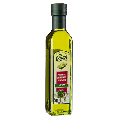 Bacanie - Ulei de masline extravirgin, aromat cu aroma de trufa alba, Caroli, 250 ml