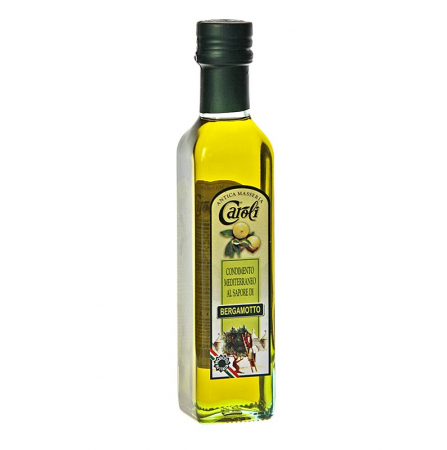 Bacanie - Ulei de masline extravirgin, aromat cu bergamota, Caroli, 250 ml
