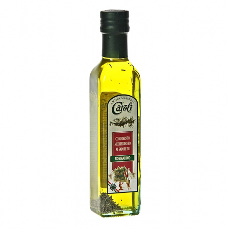 Bacanie - Ulei de masline extravirgin, aromat cu rozmarin, Caroli, 250 ml