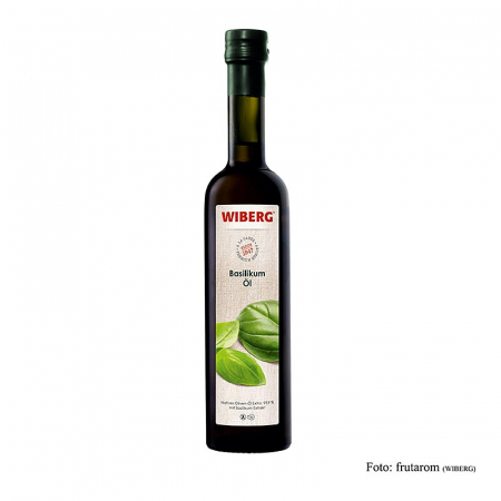 Ulei Wiberg Gastro - Ulei de masline extravirgin cu extract de busuioc presat la rece, Wiberg, 500 ml