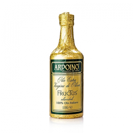 Ulei de masline extravirgin - Ulei de masline extravirgin, Fructus, nefiltrat, in folie aurie, Ardoino, 500 ml