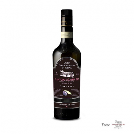 Bacanie - Ulei de masline extravirgin, masline negre, Frantoio di Santa Tea, Gonelli, 750 ml