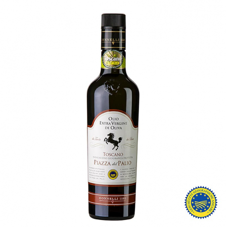 Bacanie - Ulei de masline extravirgin, Piazza del Palio, IGP/DOP Toscano, Santa Tea Gonnelli, 500 ml