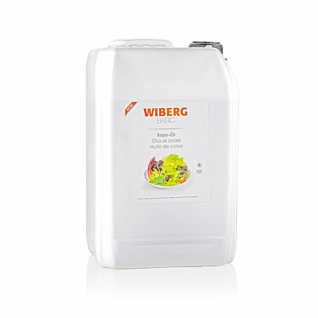Ulei Wiberg Gastro - Ulei de rapita presat la rece, Wiberg BASIC, 5 l