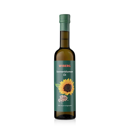 Bacanie - Ulei din seminte de floarea soarelui, presat la rece, 500 ml