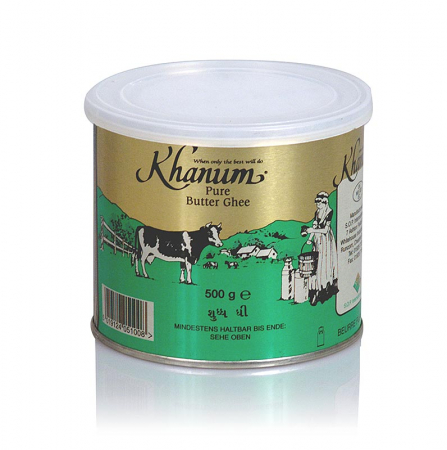 Bacanie - Unt clarifiat, 99,8% grasime, Butter Ghee, Rhanum, 500 g