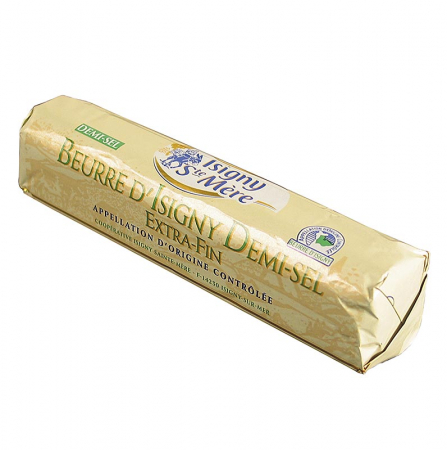 Bacanie - Unt, sarat, Franta - Beurre d´Isigny Demi Sel, 250 g
