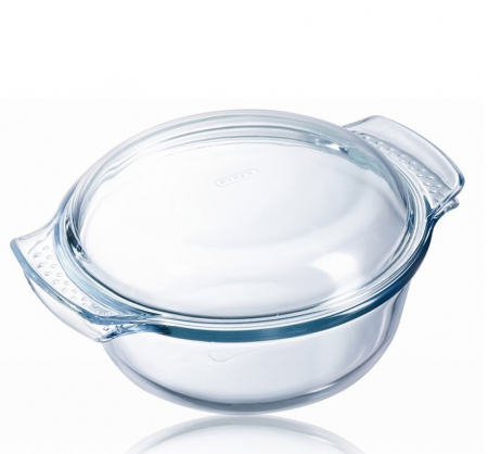 Ustensile de Bucatarie - Vas Pyrex pentru cuptor cu capac Classic 22 x 17 x 10 cm