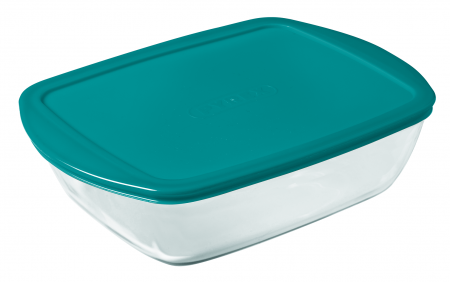 Ustensile de Bucatarie - Vas Pyrex pentru cuptor cu capac Cook & Store 23 x 15 x 6 cm