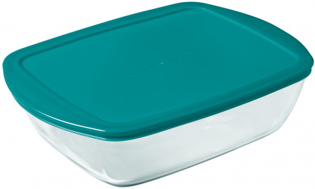 Ustensile de Bucatarie - Vas Pyrex pentru cuptor cu capac Cook & Store 28 x 20 x 8 cm