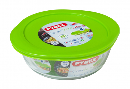 Vas Pyrex pentru cuptor cu capac Cook & Store Ø 19 cm [1]