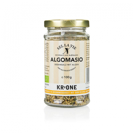 Sare de mare din Franta / Italia / Spania / Cipru / Africa - Sare de Susan cu alge marine, Algomasio, organic, 100 g