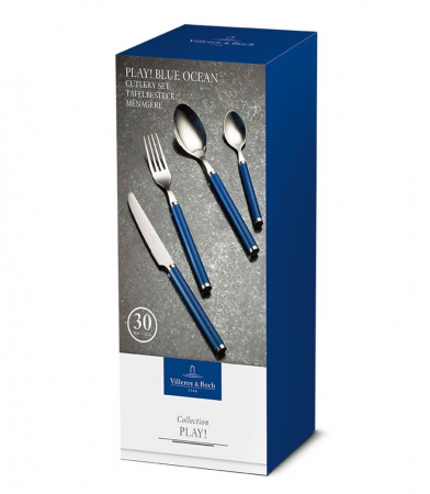 Set Tacamuri, 30 piese, Villeroy & Boch, Colectia Play!, albastru ocean [6]