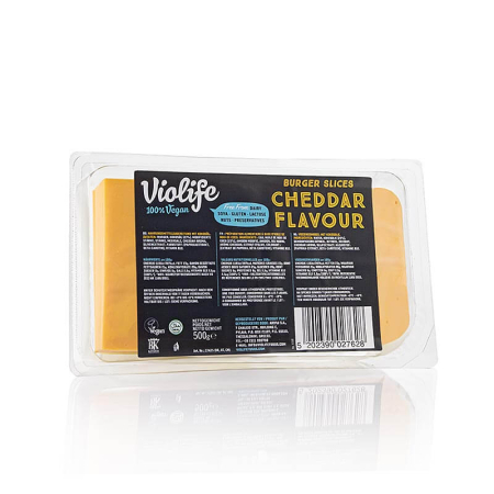 Specialitati vegetale - Violife Alternativa vegana la branza cheddar feliata, 500g