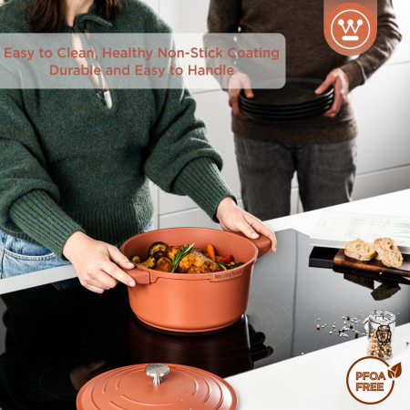 Westinghouse Casserole Performance Rebel Red - ø 24 cm / 4,5 L [3]