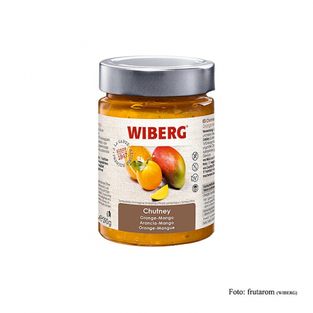 Miere, chutney si dulceata - WIBERG Chutney Portocală-Mango, 390 g