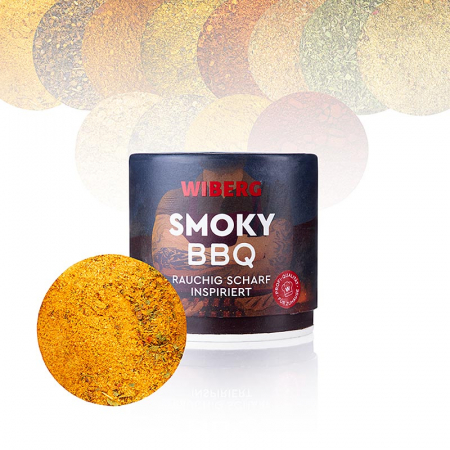 Condimente - Wiberg Smoky BBQ, amestec de condimente iute afumat, 100 g