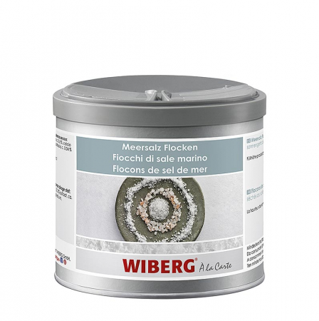 Sare marina - Fulgi de sare de mare Wiberg, uscați la soare, 350 g