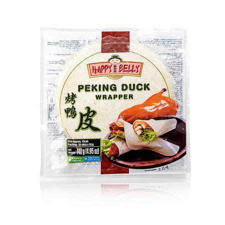 Bucatarie asiatica si etnica - Wrap/clatite pentru rata Peking, rotunde, ø15cm, , congelate, Happy Belly,140 g, 10 buc